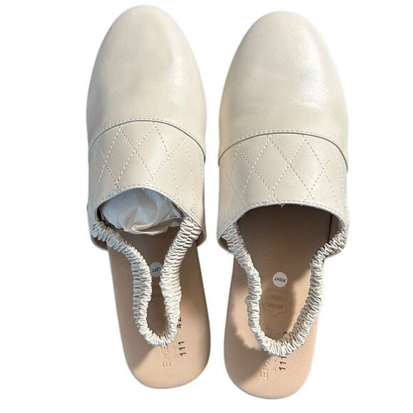 Emerald Label Slingback Mule Dual Textured Neutral EU 42 US 11 NEW* - Picture 3 of 5